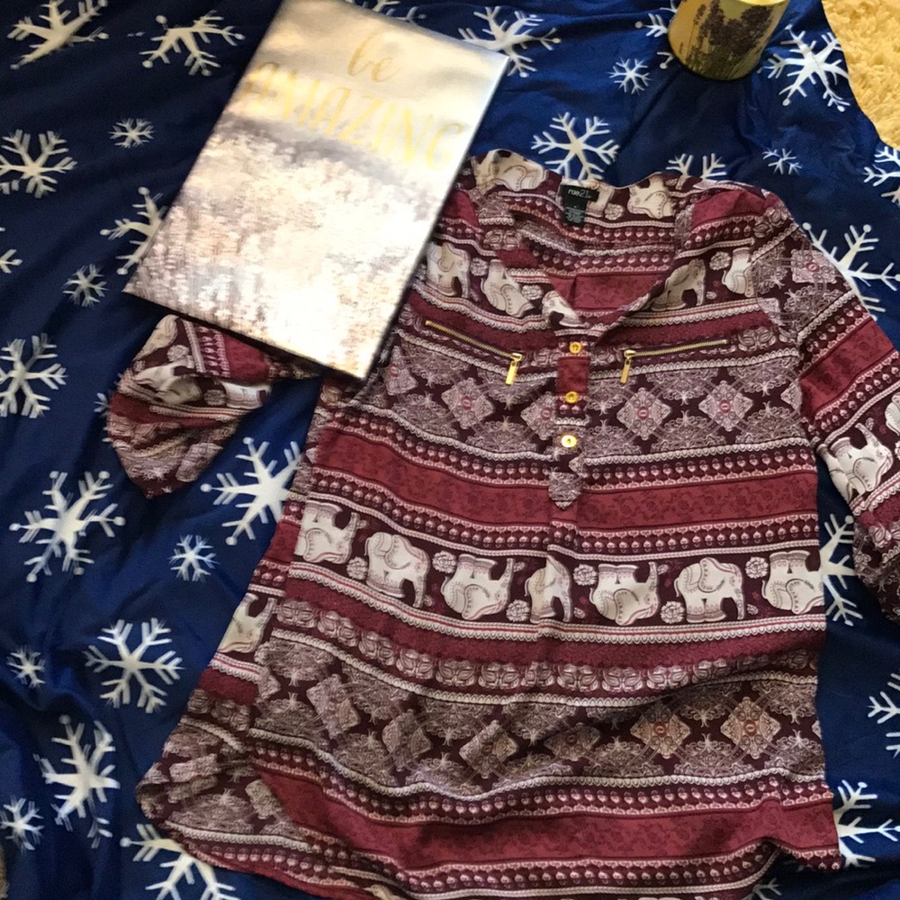 Pretty patterned blouse